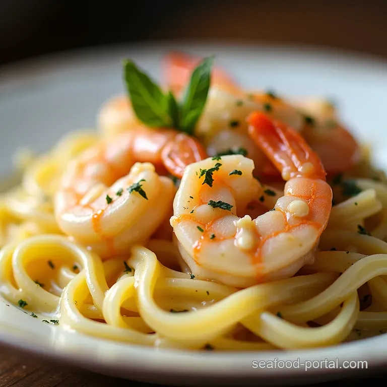 Perfect Shrimp Alfredo Creamy Garlicky RestaurantQuality