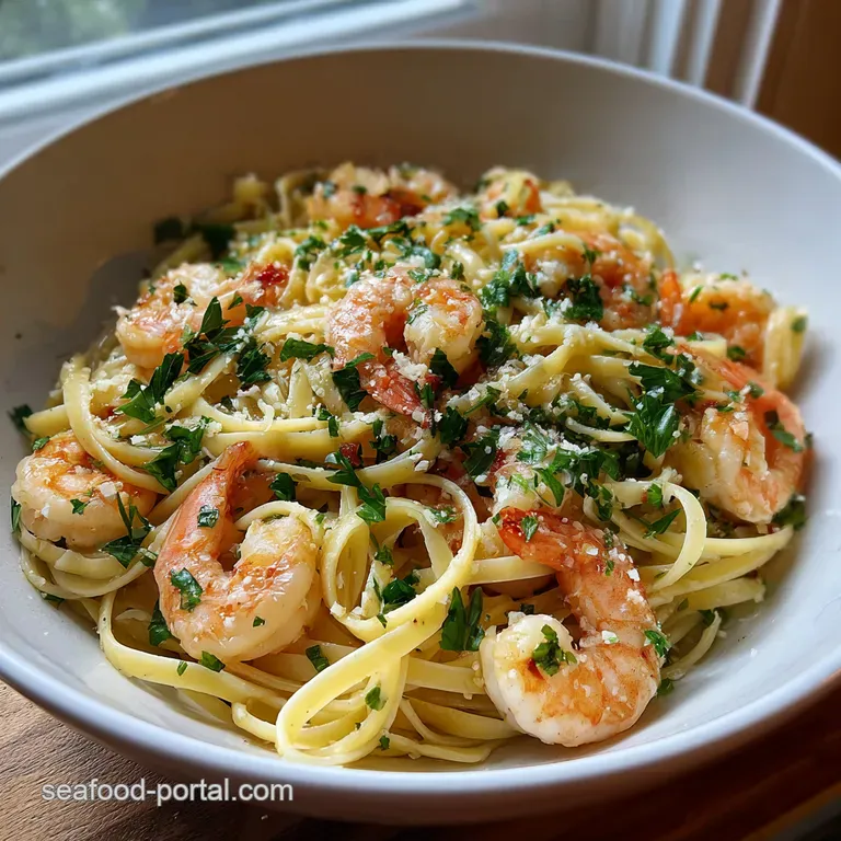 Weeknight Winner Zesty Shrimp Scampi Linguine 25 Minutes presentation