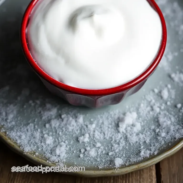 Whipped Sea Salt Foam Recipe presentation