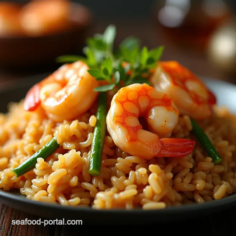 Wok This Way the Ultimate Chinese Shrimp Fried Rice presentation