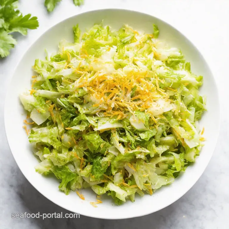 Zesty Daikon Carrot Ribbon Salad