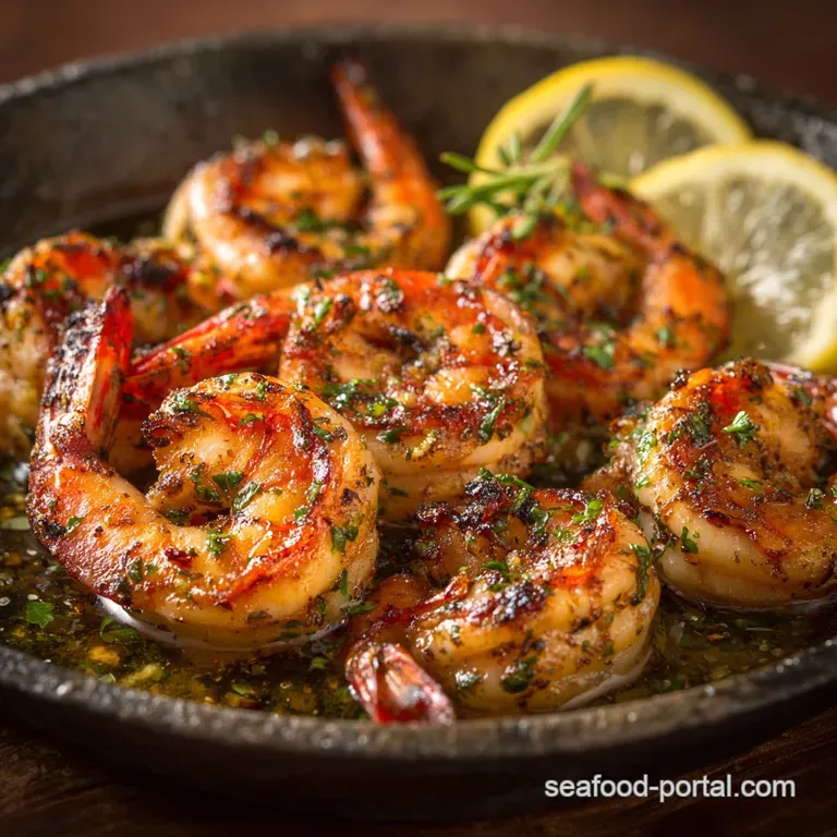 Broiled Shrimp the Zesty Garliclemon 5Minute Prawn Cocktail Starter presentation