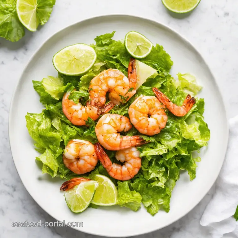 Zesty GingerLime Shrimp Salad with Black Bean Salsa
