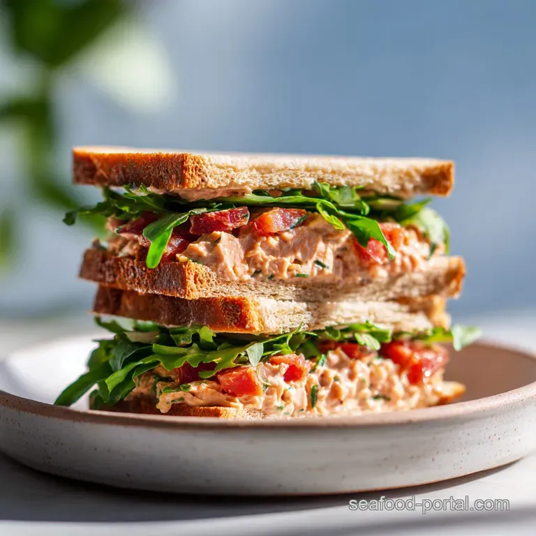Zesty Tuna Sandwich Recipe with Greek Yogurt