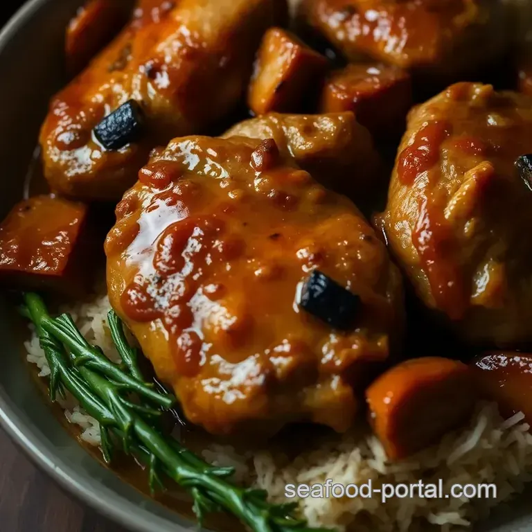 Zesty Grilled Chicken Adobo: A Taste of the Philippines on Your Grill presentation