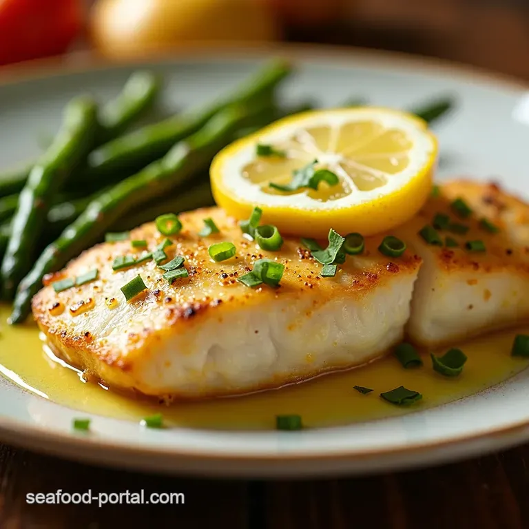 Zesty Lemon Butter Fish Fillet a Weeknight Winner presentation