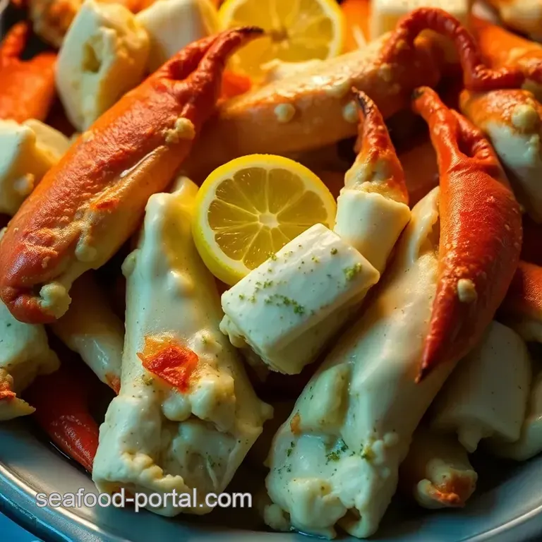 Zesty Oven-Roasted Crab Legs: a Coastal Delight presentation