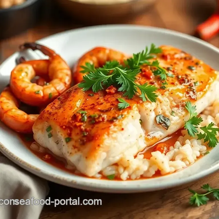 Sautéed Salmon with Spicy Chilli Prawns