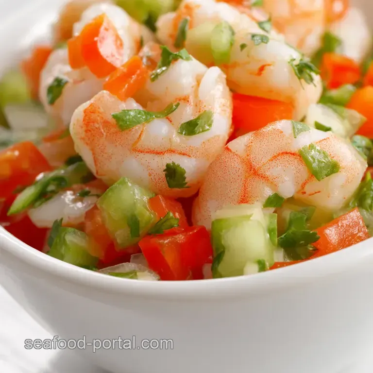 Zesty Shrimp Ceviche: Sunshine in a Bowl presentation
