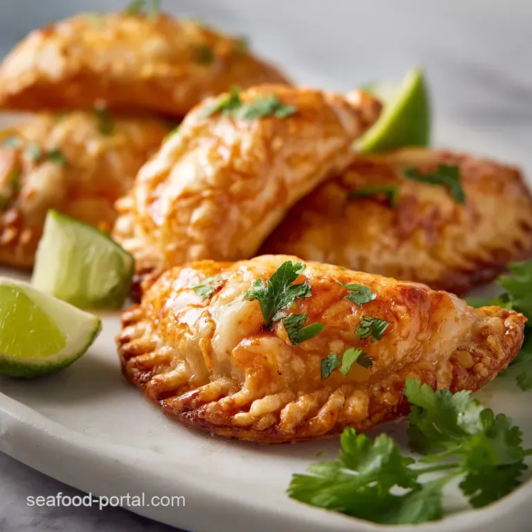 Shrimp Empanadas: Fiery Prawn Filling Recipe presentation