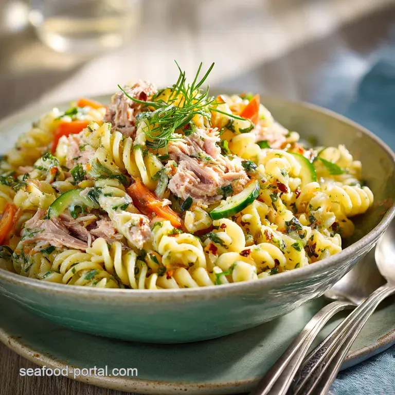 Tuna Pasta Dressing: The Speedy Zesty Italian Job