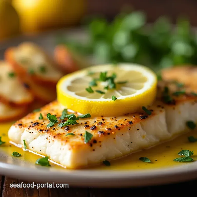 Zingy Lemon Butter Swai a Weeknight Winner presentation